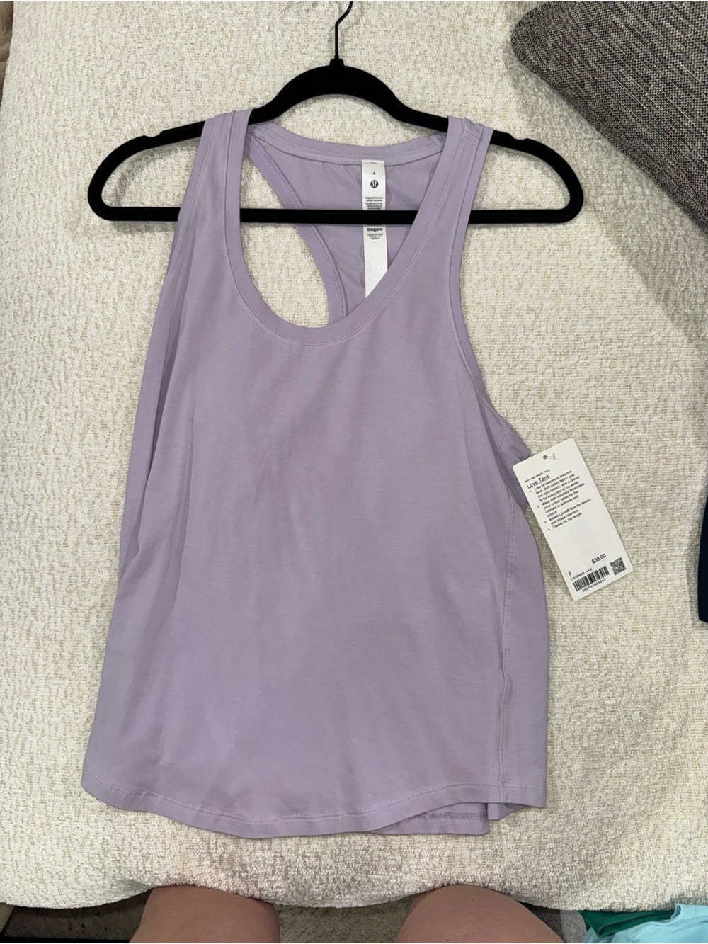 Women's Lavender Racerback Tank Top - Lululemon